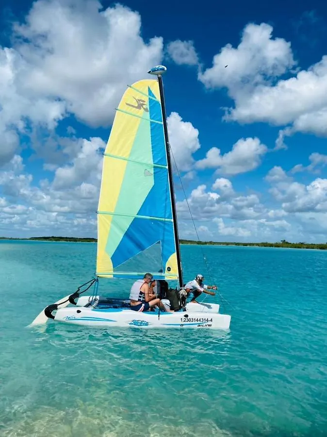ホテルBeach Club Mia Xulha-Bacalar チェトゥマル